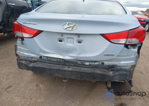 2012 Hyundai Elantra Limited (Ulsan Plant) из США, поврежденный, VIN KMHDH4AE2CU195023